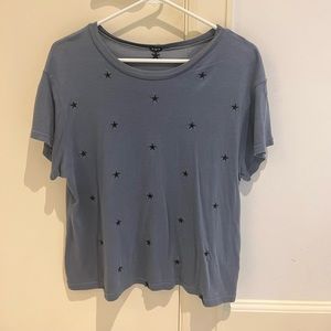 Monrow Blue Star Top